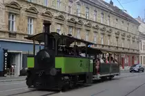 Dampftramwaylok  Carolina  in der Vaclavska ulice. (15.06.2019)