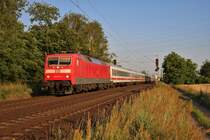 DB Fernverkehr 120 144-4 und 120 xxx als IC Sandwich bei Karlstein am 30.06.19