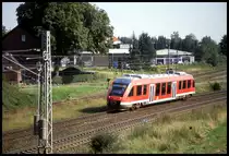 Der am 3.9.2004 durch Lengerich fahrende DB 640008 war und ist eine Rarität auf der Rollbahn. Es kann sich da nur um eine Überführungsfahrt gehandelt haben!