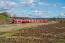 RB 59102 von München Hbf nach Nürnberg Hbf bei Fahlenbach, 18.03.2019