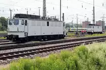 Eisenbahndienstleister Gmbh.
RailAventure.
Zufälliges Zusammentreffen von RailAventure Re 620 003 ex SBB und den beiden EDG 142 103 und 142 042 ex DR E in Basel Badischer Bahnhof am 29. Mai 2019.
Foto: Walter Ruetsch