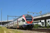 RABe 511 003 fährt Richtung Bahnhof SBB. Die Aufnahme stammt vom 29.06.2019.