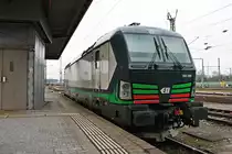 Am 27.02.2018 stand ELL/LTE 193 280 abgestellt auf Gleis 99 im Badischen Bahnhof von Basel und wartete dort auf ihre nächste Leistung.