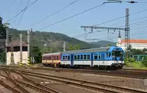 843 006 erreicht als Os6608 von Liberec kommend am 12.06.19 sein Ziel Decin.