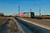 193 804 als RE 59389 von Lichtenfels nach Nürnberg Hbf bei Kleingründlach, 21.03.2019