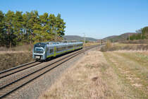 440 408 als ag 84170 von Regensburg Hbf nach Neumarkt (Oberpf) bei Kerschhofen, 22.03.2019