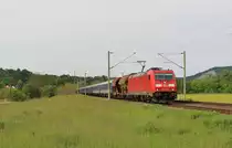 185 250 mit einer Überführung zu sehen am 24.05.19 in Großeutersdorf.
Gruß an den Tf zurück!