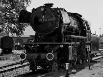 Die Dampflokomotive 23 019 im Deutschen Dampflokomotiv-Museum Neuenmarkt-Wirsberg. (Juni 2019)