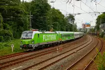 193 990-0 Vectron mit Flixtrain in Wuppertal, am 13.07.2019.
