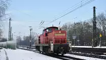 294 579 rangiert in Bischofsheim. Aufgenommen am 1.2.2019 12:50