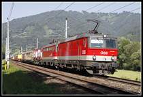 1144 265 + 1142.. mit Gütrzug zwischen Frohnleiten und Mixnitz am 14.06.2019.