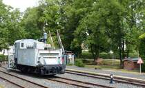 Blick auf den Schneepflug im Museum Neuenmarkt-Wirsberg 14.07.2019