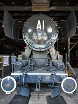 Die Dampflokomotive 52 5804 war Anfang Juni 2019 im Deutschen Dampflokomotiv-Museum Neuenmarkt-Wirsberg zu sehen. 