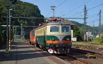 Zusammen mit 121 077 wartete 140 042 der IDS Cargo im Bahnhof Decin auf neue Aufgaben. Fotografiert am 14.06.19.