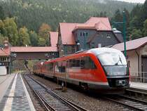Desiro 642 216 in Oberhof (Th�r.) (9.Okt.2003)
