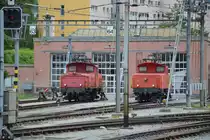 Rangier-E-Loks 16383 und 16440 Ee3/3 in Chur 6.6.19
