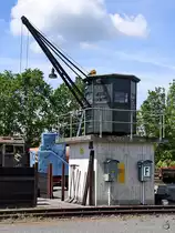 Ein Einheitsbekohlungskran war Anfang Juni 2019 im DDM Neuenmarkt-Wirsberg zu sehen.