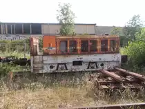Bei der Museumsfeldbahn Leipzig trägt diese ehemalige DIEMAlok die Nr.14.Aufgenommen am 24.Juli 2019.