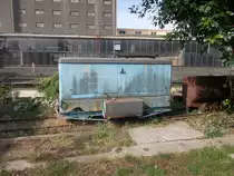 Diesen Aggregatwagen zählt mit zum Bestand von der Museumsfeldbahn Leipzig.Aufgenommen am 24.Juli 2019.