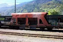 RhB Fac 8701 Schotterwagen am 13.10.2007 in Landquart