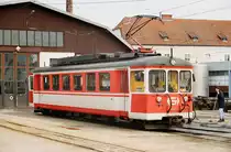 13.04.2004, Stern & Hafferl, Betriebshof Vorchdorf, Triebwagen ET 23.111, Bj. 1954 SWS	