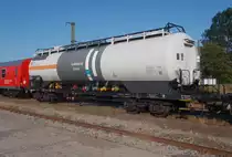 Mit im DB Ausbildungszug eingereiht dieser Armaturenwagen.Aufgenommen,am 26.Juli 2019,in Bergen/Rügen.