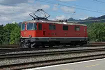 SBB Lokzug mit Re 420 144 von P in Olten-Hammer am 29. Juli 2019.
Foto: Walter Ruetsch