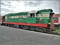 Die T669.1041 sieht im Vergleich zu den Personenwagen noch einigermassen gepflegt aus. (16.07.2019)