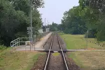 Haltestelle Postoupky am 20.Juli 2019.