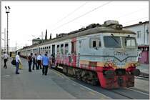 R6161 mit 412-046/045 wird in Kürze nach Bar abfahren. (21.07.2019)