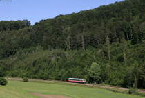 VT 411 der SAB als SAB22182 (Engstingen-Schelklingen) bei Sondernach 1.8.19