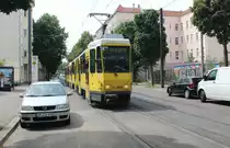 Berlin BVG SL M17 (KT4D 6092 + KT4D) Niederschöneweide, Brückenstraße am 24. Juli 2017.
