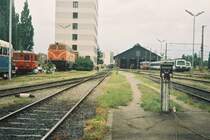 Dieseltriebwagentreffen an der Traktion Wien Ost
09.06.2001 

Am linken Rand: ausl�ndische Dieselloks
Rechts: einige Wagen der Wr. Schnellbahn (4020)