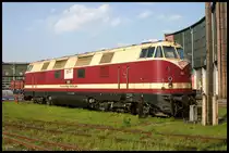 MEG 203 Diesellok am 23.4.2005 im BW Saalfeld.