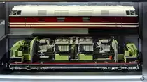 Ein Modell der ostdeutschen Diesellokomotive V180 war Anfang Juni 2019 im Verkehrsmuseums Nürnberg zu sehen.
