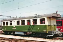 ERINNERUNG AN DIE GRÜNE SOLOTHURN-ZOLLIKOFEN-BERN-BAHN SZB.
Sehr abwechslungsreich waren die Personenwagen.
B 312 in Solothurn im November 1979.
Foto: Walter Ruetsch