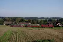 Jindřiš passiert am 21.09.2018 T47 018 mit Os21252. 