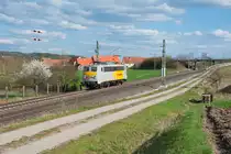 140 797 von Schweerbau als Lz bei Lehrberg Richtung Würzburg, 07.04.2019