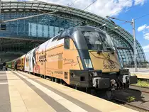 FLX 32622 mit 182 523-1  Kaiser von Österreich   am 11.08.2019 in Berlin Hauptbahnhof