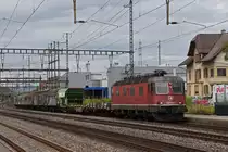 Re 620 089-3 durchfährt den Bahnhof Rupperswil. Die Aufnahme stammt vom 31.07.2019.