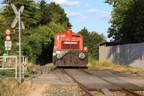 BIF 2062 053-1 am 23.Juli 2019 als SLZ 95804 (Korneuburg - Waldmühle) auf der Kaltenleutgebenerbahn beim Strecken-Km 2,0. Aufgenommen vom Fußweg welcher neben dem Bahndamm verläuft. (siehe Google-Maps 48°07'35.6 N 16°16'02.5 E)