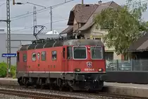 Re 620 040-6 durchfährt den Bahnhof Rupperswil. Die Aufnahme stammt vom 31.07.2019.