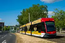 Braunschweig 

BSVG Solaris Tramino 1463 als Linie 5 am Europaplatz, 03.07.2019 