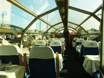 AKE-TEE  RHEINGOLD  DOME-CAR-AUSSICHTSWAGEN
Einmal ganz alleine im RHEINGOLD-Aussichtswagen...das geht nur vor Beginn der
Fahrt am 21.8.2019 im Hbf. SIEGEN,,,während der Fahrt sind natürlich
alle Plätze besetzt....