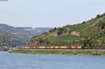 182 528-0 mit dem DGS 41595 (Y.Schijn-Frankfurt Ost Umschlagbahnhof) bei Bodenthal 22.8.19