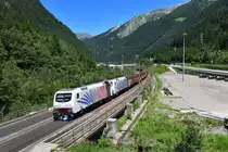 EU43 007 + EU43 008 mit GAG 44221 am 29.06.2019 bei Brennerbad. 