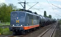 Hectorrail mit 162.006  Hauser  (91 80 6 151 066-8 D-HCTOR) mit Kesselwagenzug (leer) Richtung Stendell am 21.08.19 Bahnhof Berlin Hohenschönhausen.  