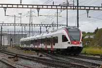 RABe 521 023, auf der S3, fährt zum Bahnhof Pratteln. Die Aufnahme stammt vom 11.06.2019.