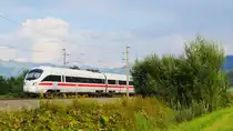 Auf der Strecke der Salzburg Tiroler Bahn der ICE-T  Freie und Hansestadt Hamburg  als ICE 1281 München - Schwarzach-ST. Veit  zwischen Brixen im Thale und Kirchberg in Tirol (sorry Notschlachtung); 31.08.2019
