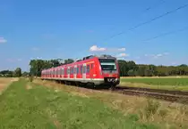DB Regio Hessen S-Bahn Rhein Main 430 676 am 04.08.19 bei Wolfskehlen